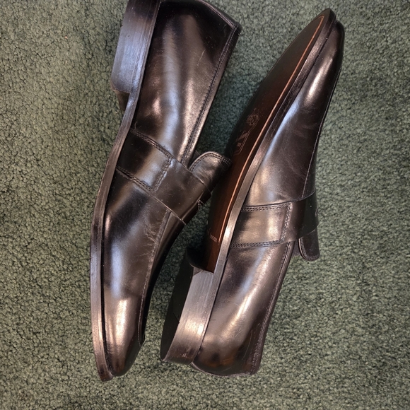 Men's Black Florsheim Dress Shoes - Picture 2 of 3